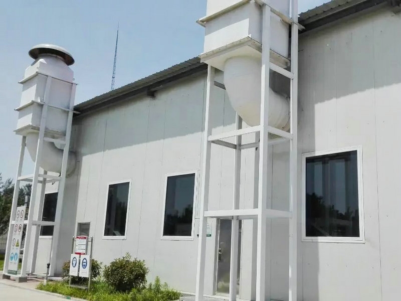 莘县中石化泵站排温消声器